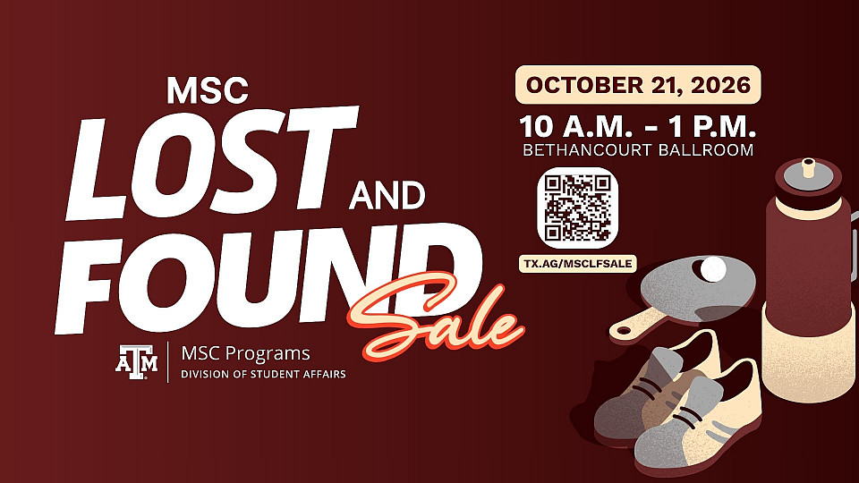Lost and Found Sale poster