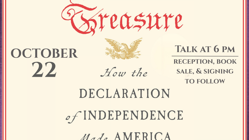 National Treasure: How the Declaration of Independence Made America Talk & Reception poster